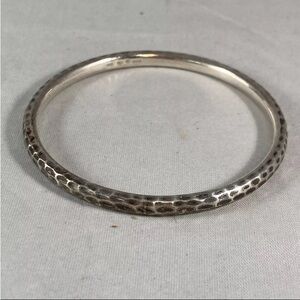 Silpada hammered sterling silver bangle